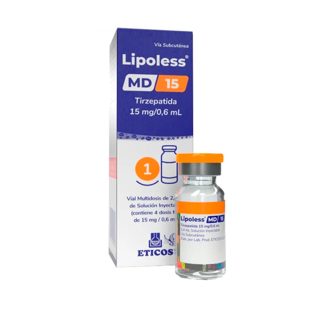 Tirzepatida Lipoless 15mg (1 ampola 2,4ml) — imagem do produto